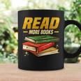 Read More Books Book Worm Library Nerds Librarian Graphic Print Coffee Mug Gifts ideas