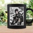 Read Books Fight Fascists Punk Girl Graphic Print Coffee Mug Gifts ideas