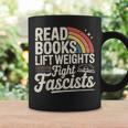 Read Books Lift Weights Fight Fascists Retro Vintage Graphic Print Coffee Mug Gifts ideas Read Books Lift Weights Fight Fascists Retro Vintage Graphic Print Coffee Mug Gifts ideas