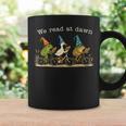 We Read At Dawn Book Lover Frog Duck Cycling Bookish Graphic Print Coffee Mug Gifts ideas