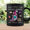 That What I Do I Read And I Forget Things Gnomes Read Book Graphic Print Coffee Mug Gifts ideas