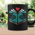 Read Your Heart Out Book Lover Reading Graphic Print Coffee Mug Gifts ideas