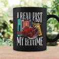 I Read Past My Bedtime Bookworm Book Lovers Graphic Print Coffee Mug Gifts ideas