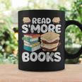 Read S'More Books Camping Reading Bookworm Book Lover Grunge Graphic Print Coffee Mug Gifts ideas