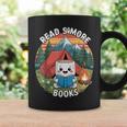 Read Smore Books Cute Marshmallow Camp Reading Library Kids Graphic Print Coffee Mug Gifts ideas