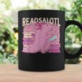 READALOTL Read A Lot AXOLOTL Reader Books Axolotls Meme Graphic Print Coffee Mug Gifts ideas