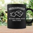 Reader Bibliophobia The Fear Of Running Out Of Books To Read Graphic Print Coffee Mug Gifts ideas