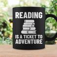Reader Book Reading Bookworm Librarian Graphic Print Coffee Mug Gifts ideas