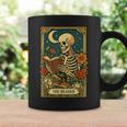 The Reader Skeleton Reading Books Tarot Card Dark Academia Graphic Print Coffee Mug Gifts ideas The Reader Skeleton Reading Books Tarot Card Dark Academia Graphic Print Coffee Mug Gifts ideas