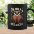 Readers Are A Hoot Owl Book Lovers Graphic Print Coffee Mug Gifts ideas Readers Are A Hoot Owl Book Lovers Graphic Print Coffee Mug Gifts ideas