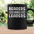 Readers Are Leaders Book Lover Graphic Print Coffee Mug Gifts ideas