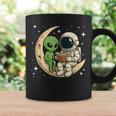 Reading Astronaut & Alien Reading Bookworm Reader Graphic Print Coffee Mug Gifts ideas