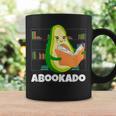 Reading Avocado Book School Librarian Abookado Graphic Print Coffee Mug Gifts ideas