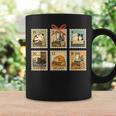 Reading Book Lover Bookish Cat Mom Cat Reading Books Stamps Graphic Print Coffee Mug Gifts ideas