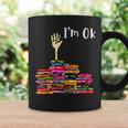 Reading Books Librarian Reader Nerd I'm Ok Teacher School Graphic Print Coffee Mug Gifts ideas