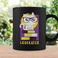 Reading Cat Cat Cat Reading Worm Books Cat Friend Gift For Men Women Graphic Print Coffee Mug Gifts ideas