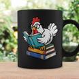 Reading Chicken Bookworm Cute Chicken With Glasses Books Graphic Print Coffee Mug Gifts ideas