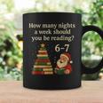 Reading Christmas Tree Book– Reading 6 7 Meme Graphic Print Coffee Mug Gifts ideas