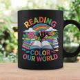 Reading Colors Our World Rainbow Books Kids Graphic Print Coffee Mug Gifts ideas