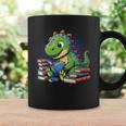 Reading Dinosaur Book Lover Cute Dino Reading Graphic Print Coffee Mug Gifts ideas