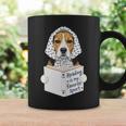 Reading Is My Favorite Sport Beagle Book Lover Graphic Print Coffee Mug Gifts ideas