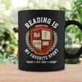 Reading Is My Favorite Sport Varsity Reading Club Book Graphic Print Coffee Mug Gifts ideas Reading Is My Favorite Sport Varsity Reading Club Book Graphic Print Coffee Mug Gifts ideas
