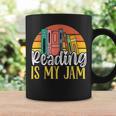 Reading Is My Jam Bookworm Book Reading Graphic Print Coffee Mug Gifts ideas