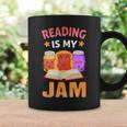 Reading Is My Jam I Love To Read Books Graphic Print Coffee Mug Gifts ideas
