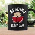 Reading Is My Jam Pun Book Lover & Reading Graphic Print Coffee Mug Gifts ideas Reading Is My Jam Pun Book Lover & Reading Graphic Print Coffee Mug Gifts ideas