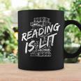 Reading Is Lit Book Lover Reading Teacher For Men Women Kids Graphic Print Coffee Mug Gifts ideas