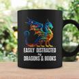 Reading Lover Easily Distracted By Dragons And Books Dragon Graphic Print Coffee Mug Gifts ideas