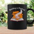Reading Is Magical Book Lover & Axolotl Graphic Print Coffee Mug Gifts ideas