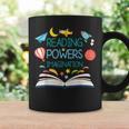 Reading Powers Imagination Books Bibliophile Teacher Men Women Kids Graphic Print Coffee Mug Gifts ideas