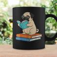 Reading Pug Bookworm Cute Pug With Glasses Books Graphic Print Coffee Mug Gifts ideas Reading Pug Bookworm Cute Pug With Glasses Books Graphic Print Coffee Mug Gifts ideas