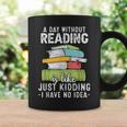 Reading Reader Bookworm Saying Reading Books Lover Graphic Print Coffee Mug Gifts ideas