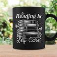 Reading Is Self Care Bookworm Teacher Kids Book Lovers Graphic Print Coffee Mug Gifts ideas