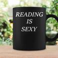 Reading Is Sexy For Book Lovers And Literature Enthusiasts Graphic Print Coffee Mug Gifts ideas