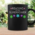 Reading Is My Superpower Boy Girl Book Lover ReaderShirt Graphic Print Coffee Mug Gifts ideas