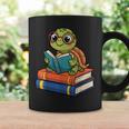 Reading Turtle Bookworm Cute Turtle With Glasses Books Graphic Print Coffee Mug Gifts ideas