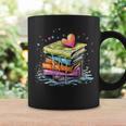 Reading Watercolor Books Love Books Girls Graphic Print Coffee Mug Gifts ideas