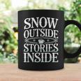 Reading All Winter Cozy Book Lover And Literary Escape Graphic Print Coffee Mug Gifts ideas