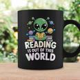 Reading Is Out Of This World Space Book Lover Bookworm Graphic Print Coffee Mug Gifts ideas