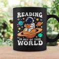 Reading Is Out Of This World Space Books Lover Kids Graphic Print Coffee Mug Gifts ideas