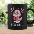 Readolotl Cute Axolotl Book Lover Graphic Print Coffee Mug Gifts ideas