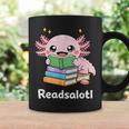 Readsalotl Axolotl Book Reading Graphic Print Coffee Mug Gifts ideas