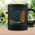 Reality Optional Reading Required Gamer Panther Book Graphic Print Coffee Mug Gifts ideas