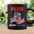 Red And Booked 4th Of July Patriotic Book Lover Art Graphic Print Coffee Mug Gifts ideas