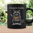 I Require Books Raccoon Bibliophile Literary Graphic Print Coffee Mug Gifts ideas I Require Books Raccoon Bibliophile Literary Graphic Print Coffee Mug Gifts ideas