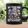 Retired Teacher Gnome Reading A Book Retirement Plan Graphic Print Coffee Mug Gifts ideas
