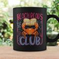 Retro Beach Reads Club Crab Summer Vacation Book Girl Hawaii Graphic Print Coffee Mug Gifts ideas